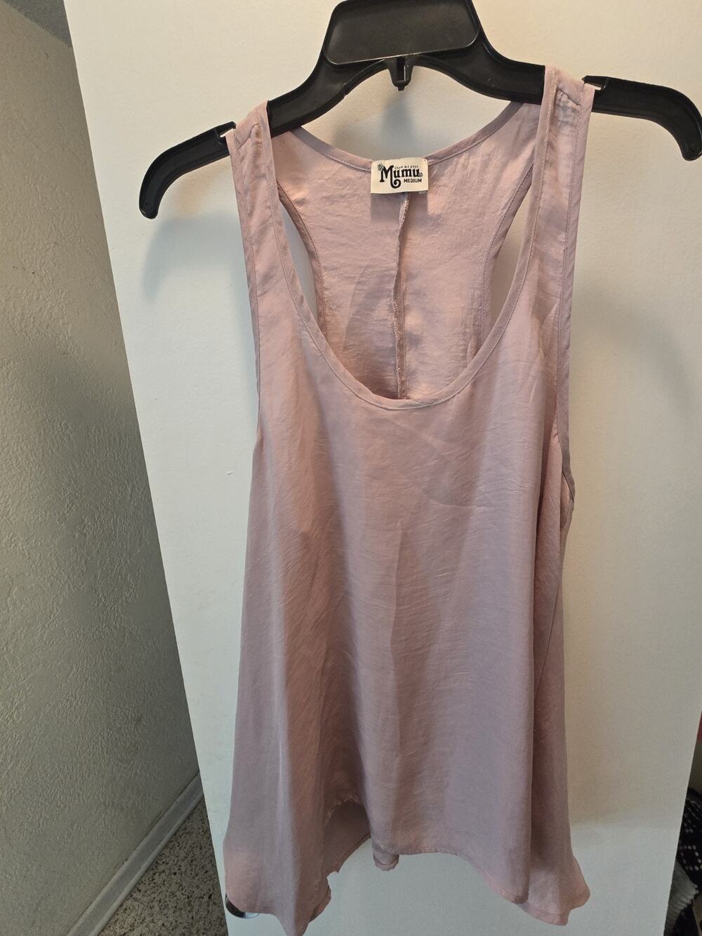 Show Me Your MuMu Tank Top Women's Size M Pink Mauve Flowy boho indie